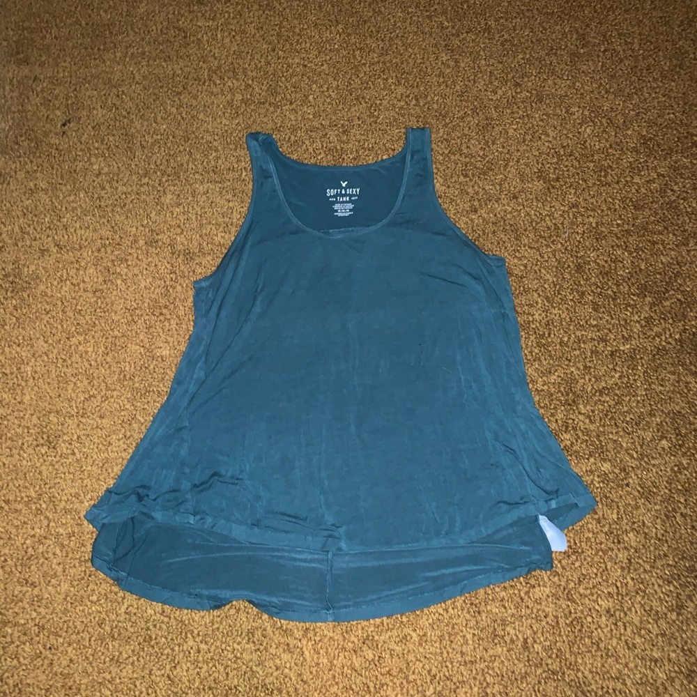 Teal tank top